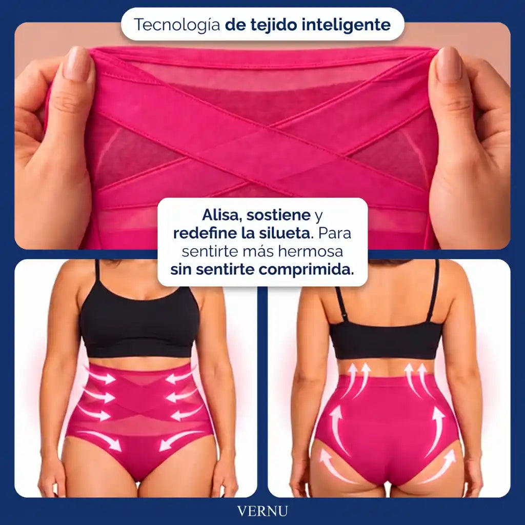 Vernu® Braguita Moldeadora Talle Alto — Vientre Plano Sin Esfuerzo