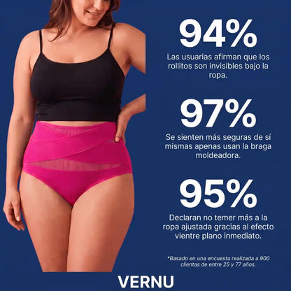 Vernu® Braguita Moldeadora Talle Alto — Vientre Plano Sin Esfuerzo