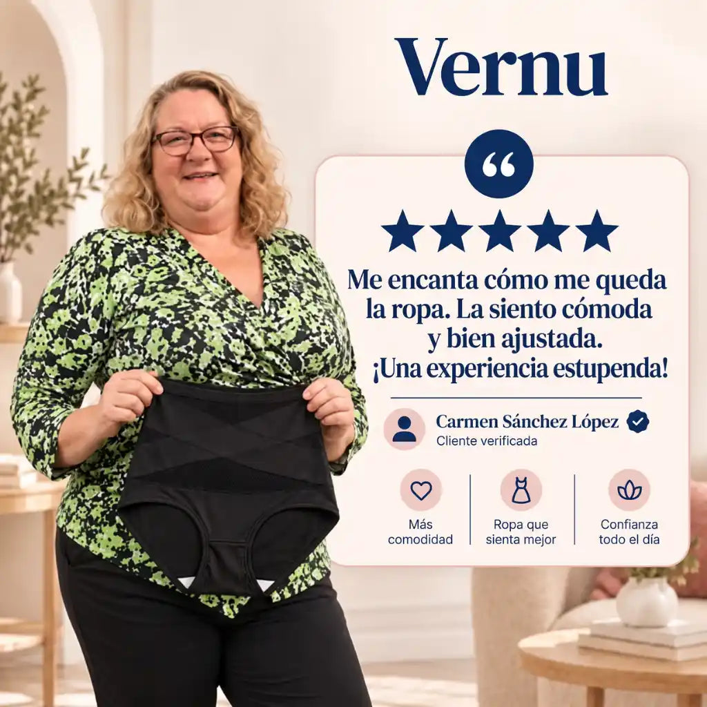 Vernu® Braguita Moldeadora Talle Alto — Vientre Plano Sin Esfuerzo