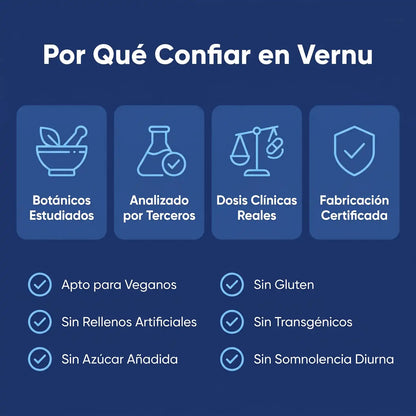 VERNU™ | Baja tu cortisol y recupera tu energía, sueño y ligereza en 14 días