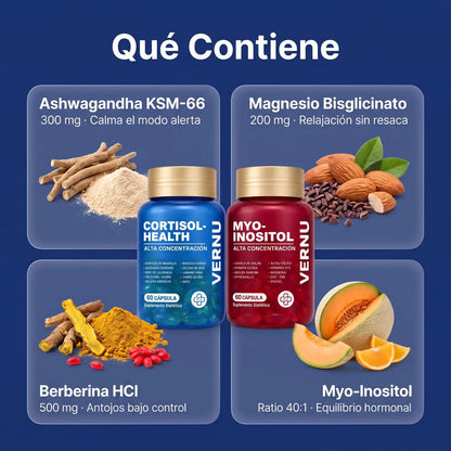 VERNU™ | Baja tu cortisol y recupera tu energía, sueño y ligereza en 14 días