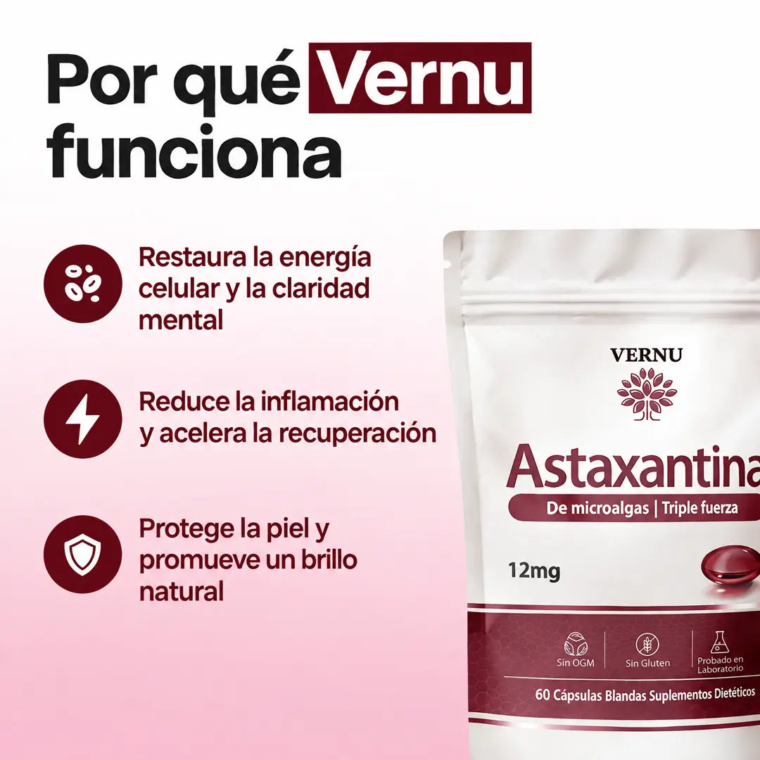 Vernu Astaxantina 12 mg