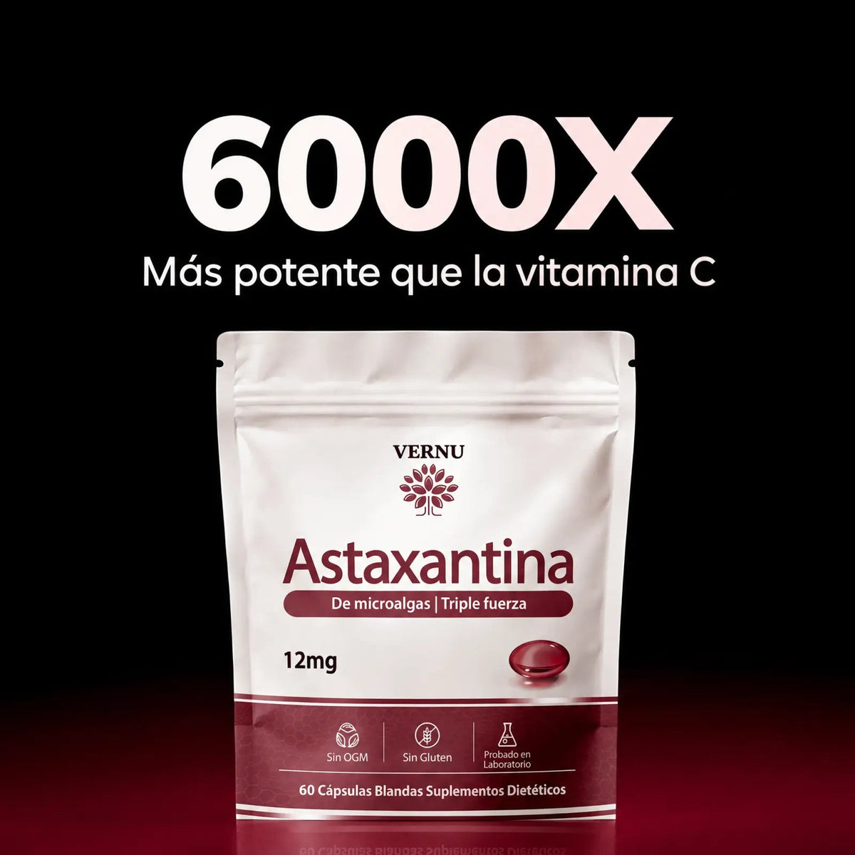 Vernu Astaxantina 12 mg