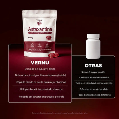 Vernu Astaxantina 12 mg